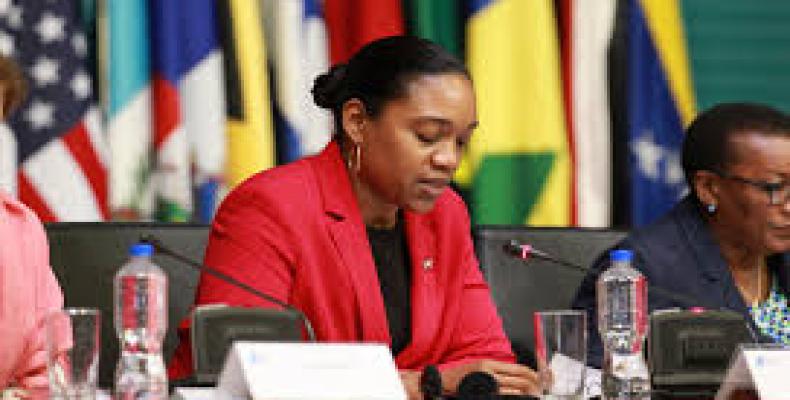 Dominica's Foreign Affairs Minister Francine Baron sends strong message to OAS.  (Photo: Google)