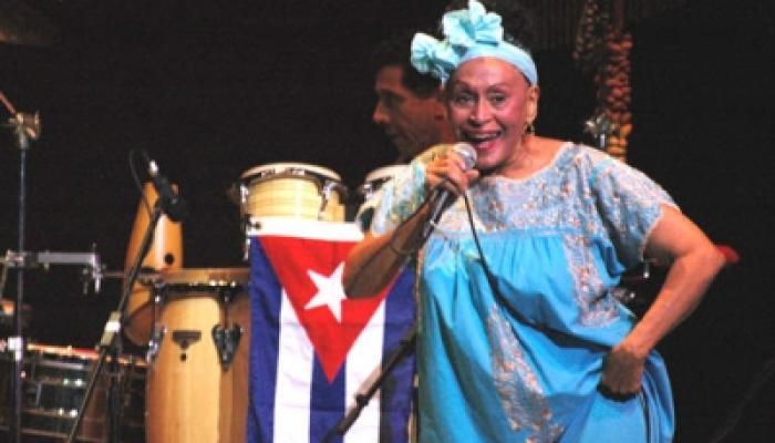 Cantante cubana Omara Portuondo