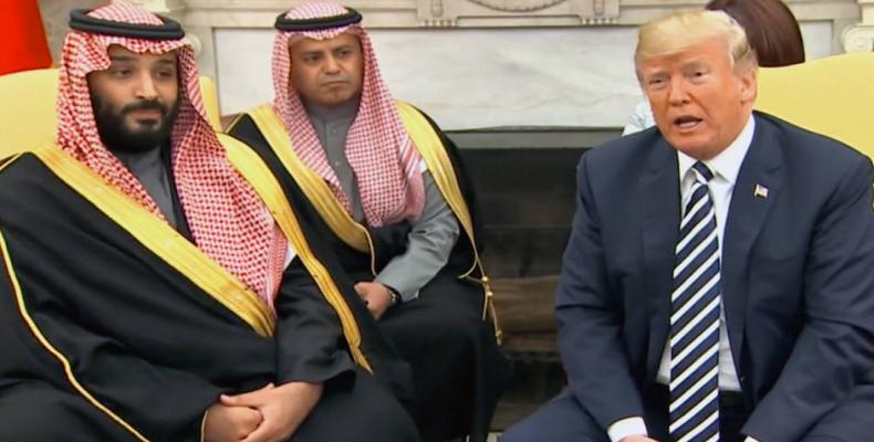 Trump stands by &quot;great ally” Saudi Arabia over journalist murder.  Photo: Press TV