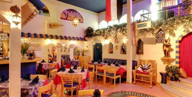 Restaurants in Egypt partially open, following the outbreak of the coronavirus disease in Cairo.  