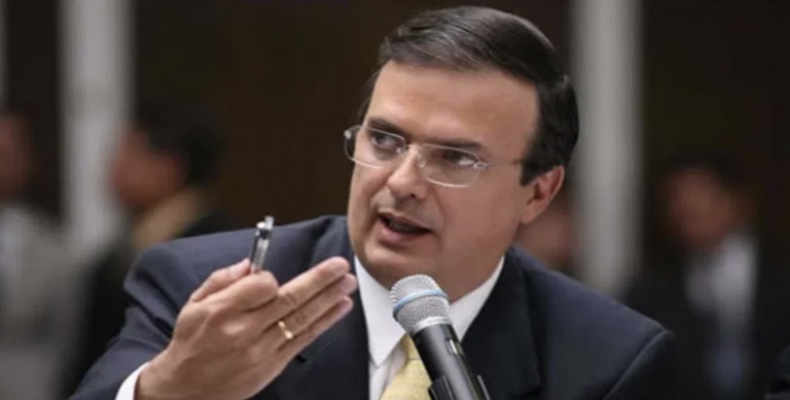 Canciller mexicano Marcelo Ebrard