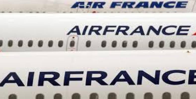 La aerolínea Air France canceló el 24 por ciento de los vuelos programados para este viernes.Foto:Archivo.