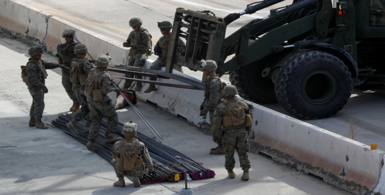 U.S. troops reportedly begin leaving southern border.  Photo: Press TV