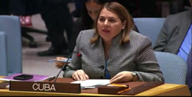 Ana Silvia Rodríguez, embajadora de Cuba en la ONU