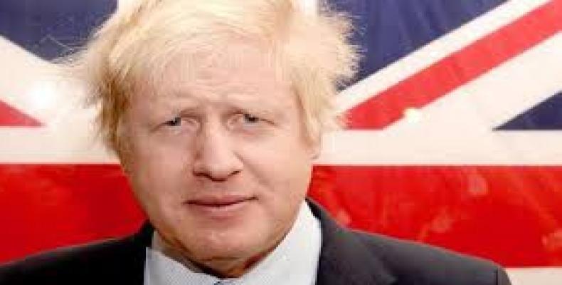 British Foreign Secretary Boris Johnson