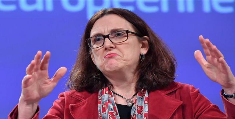  European Commissioner for Trade Cecilia Malmstrom in Brussels.  (Photo: AFP)