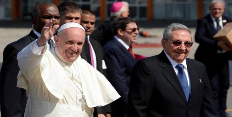 “Cuba será la capital de la unidad”, vaticinó el Papa Francisco en La Habana. Foto/Marcelino Vázquez Hernández (ACN)