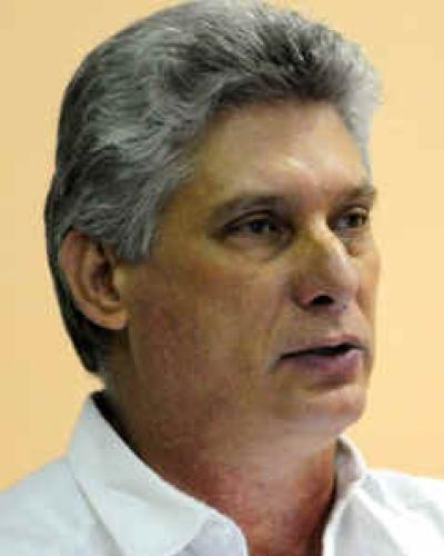 Presidente cubano Miguel Díaz-Canel Bermúdez