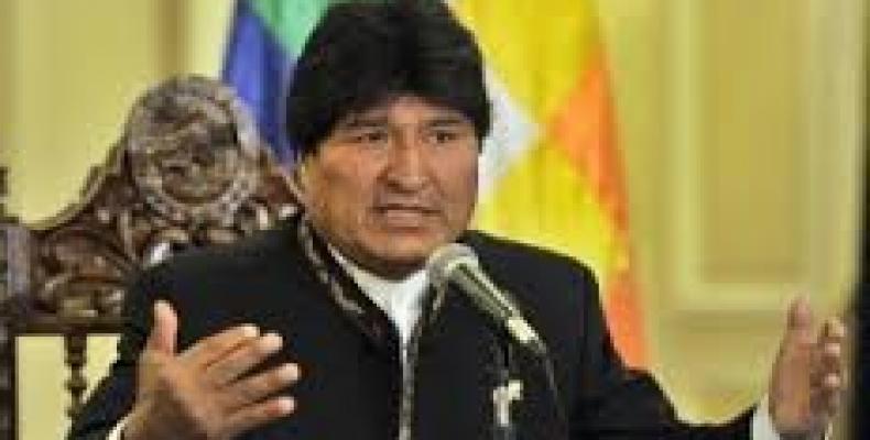 Presidente Evo Morales. Foto Archivo