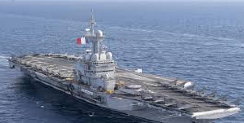 French aircraft carrier Charles de Gaulle.  (Photo: Google)