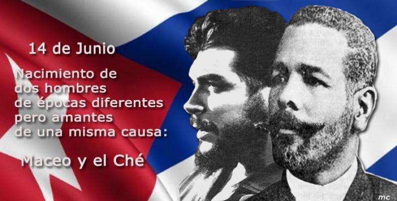 Como Maceo, también Ernesto Guevara luchó por la libertad de Cuba. Fotos: Archivo