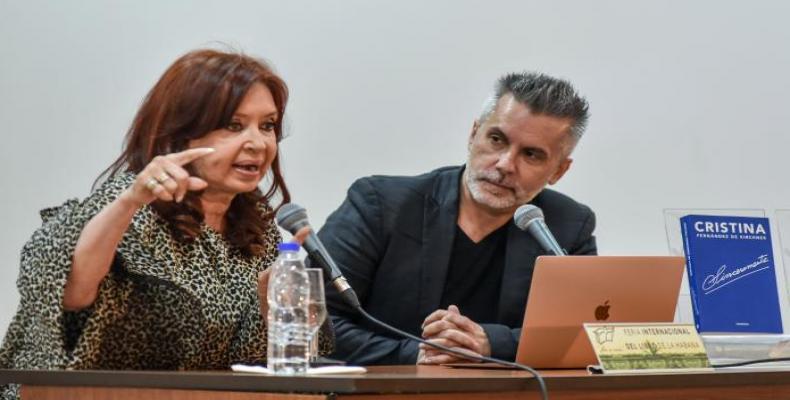 Cristina Fernández de Kirchner launches her book 'Sincéramente' at the Cuban 2020 Book Fair