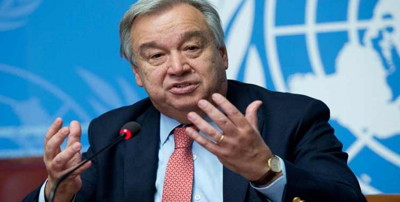 UN Secretary General Antonio Guterres