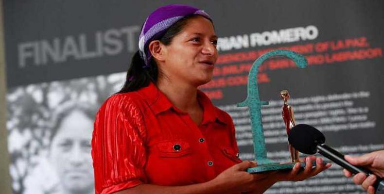Ana Mirian Romero, Honduran Indigenous rights activist
