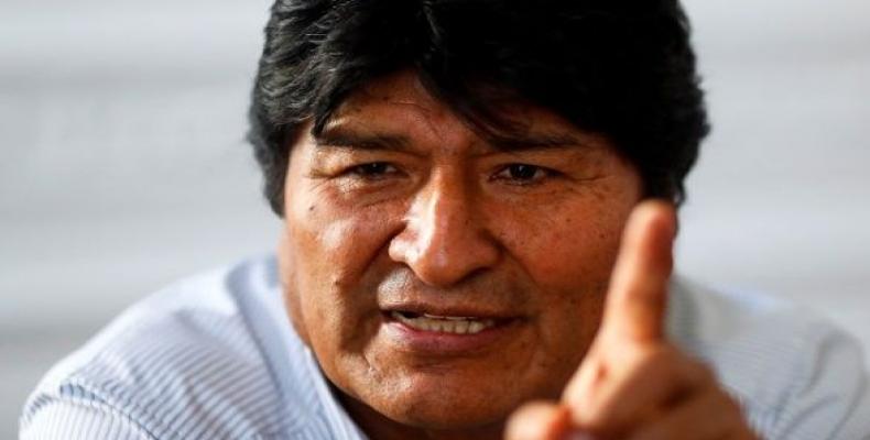 Evo Morales gestures during an interview with Reuters, in Buenos Aires, Argentina December 24, 2019.  (Photo: Reuters)