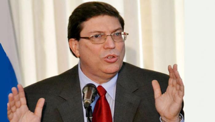 Ministro cubano de Relaciones Exteriores, Bruno Rodríguez