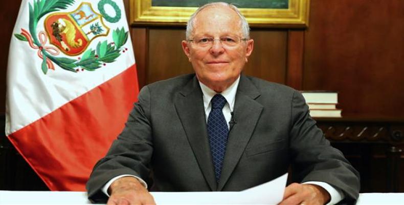 Peru's President Pedro Pablo Kuczynski