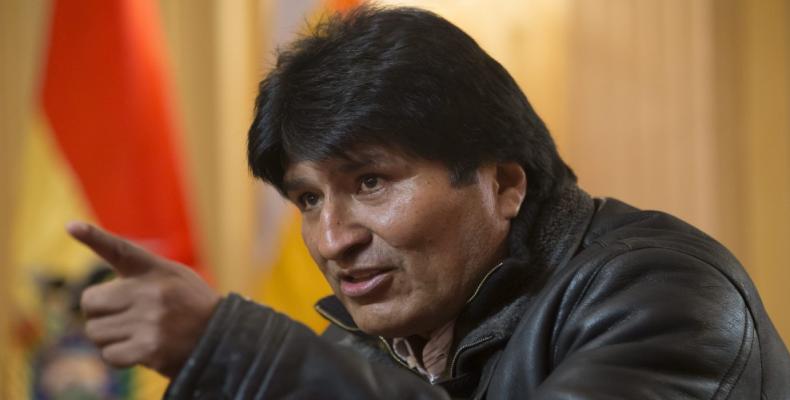 El presidente Evo Morales enfatizó que no hay poder imperial que doblegue la soberanía política conquistada por un pueblo con su lucha. Foto: Archivo