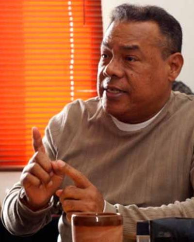 O dirigente sindical Franklin Rondón