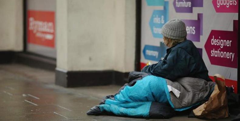 The number of British rough sleepers have increased by more than 57 percent since 2011.  Photo: Reuters