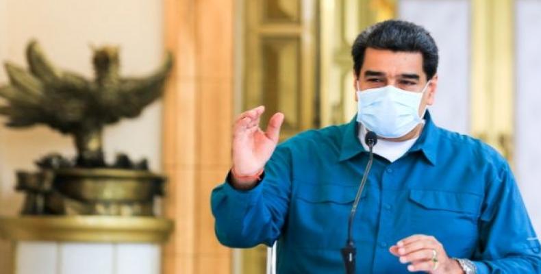 The Venezuelan president said that &quot;we must defeat this coronavirus disease for the health and life of our people.  (Photo: EFE)