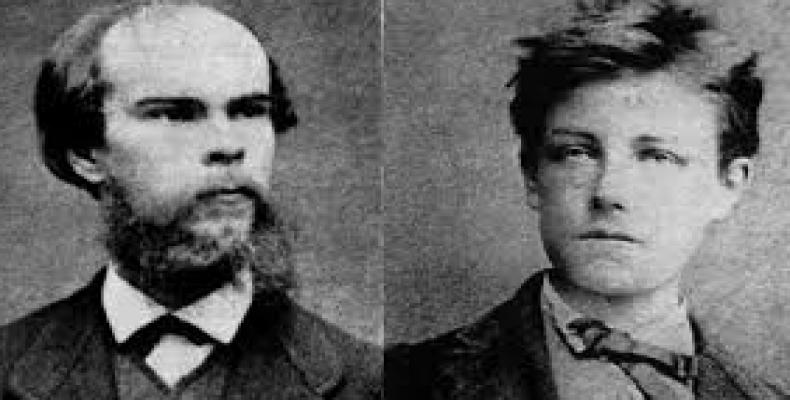 Arthur Rimbaud y Paul Verlaine 