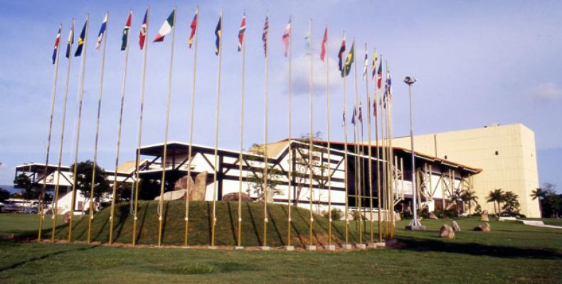 Heredia Theater complex in Santiago de Cuba, venue of the fair