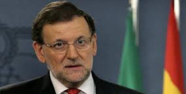 Presidente en funciones del Gobierno español, Mariano Rajoy,