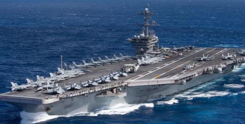 File photo of USS Theodore Roosevelt aircraft carrier.  (Photo: EFE)