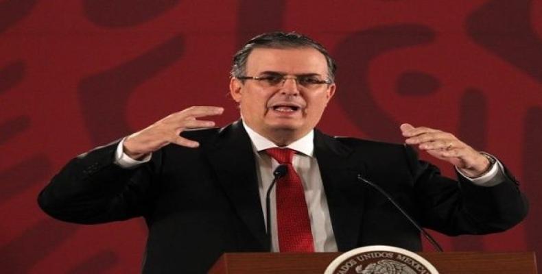 Canciller mexicano, Marcelo Ebrard