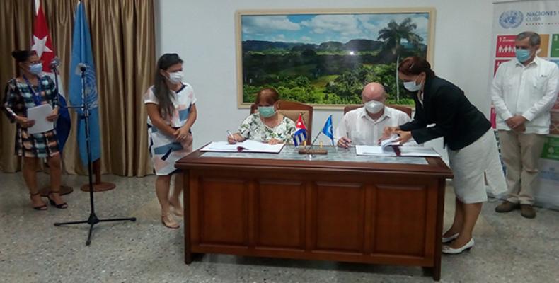 Cuba et les Nations Unies ont signé le 13 août dernier l'accord cadre de coopération pour la période 2020-2024.