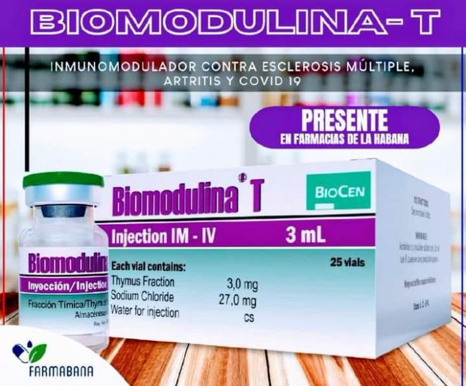 Biomoduline T sera étendu aux soins de santé primaires à Cuba